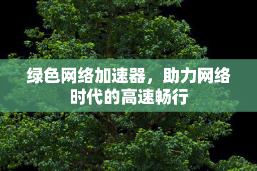 绿色网络加速器,助力网络时代的高速畅行 绿色网络加速器,助力网络时代的高速畅行