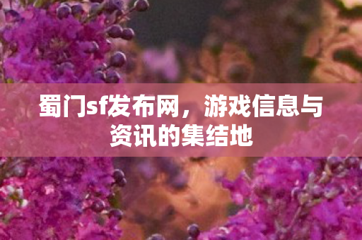 蜀门sf发布网，游戏信息与资讯的集结地