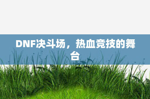 DNF决斗场，热血竞技的舞台