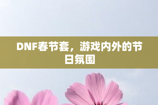 DNF春节套，游戏内外的节日氛围