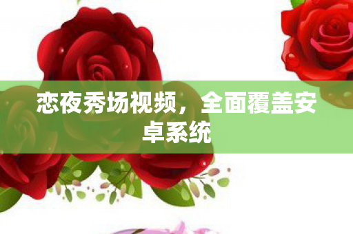 恋夜秀场视频，全面覆盖安卓系统