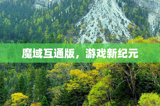 魔域互通版，游戏新纪元