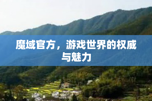 魔域官方，游戏世界的权威与魅力