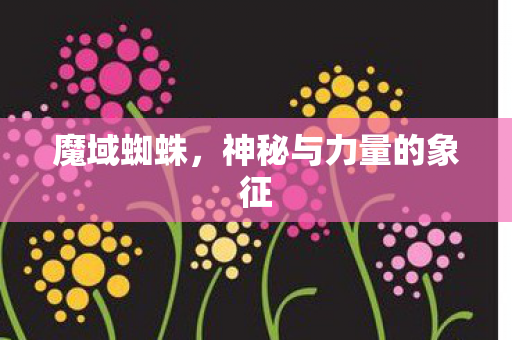 魔域蜘蛛,神秘与力量的象征 魔域蜘蛛,神秘与力量的象征