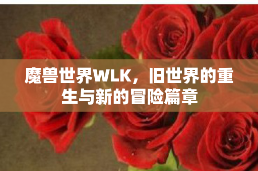 魔兽世界WLK,旧世界的重生与新的冒险篇章 魔兽世界WLK,旧世界的重生与新的冒险篇章