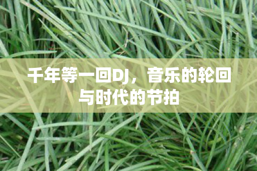 千年等一回DJ，音乐的轮回与时代的节拍