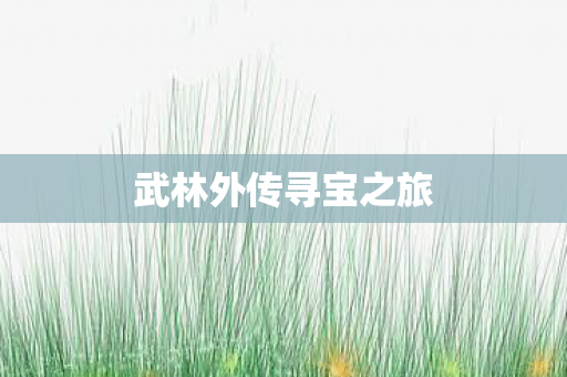 武林外传寻宝之旅