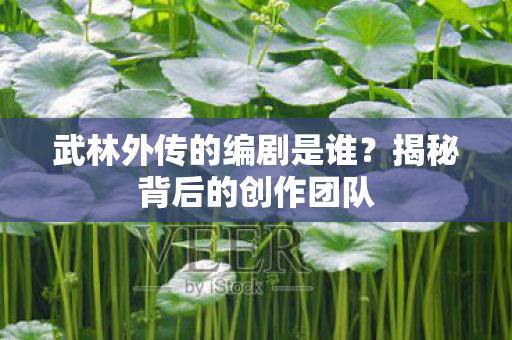 武林外传的编剧是谁？揭秘背后的创作团队