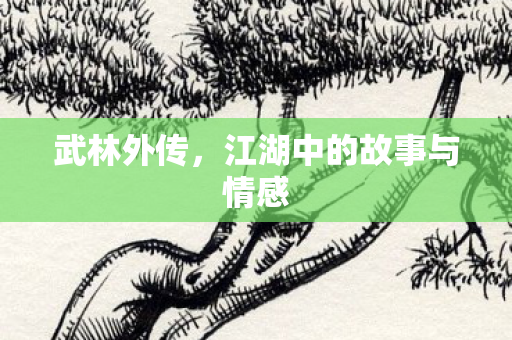 武林外传，江湖中的故事与情感