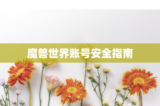 魔兽世界账号安全指南
