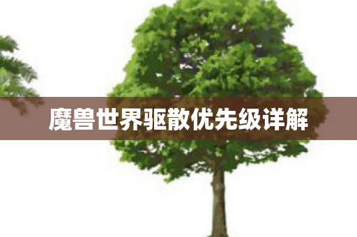 魔兽世界驱散优先级详解