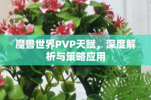 魔兽世界PVP天赋,深度解析与策略应用 魔兽世界PVP天赋,深度解析与策略应用