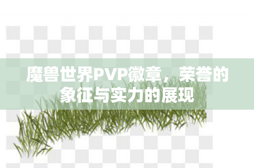 魔兽世界PVP徽章，荣誉的象征与实力的展现