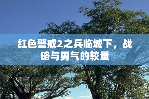 红色警戒2之兵临城下,战略与勇气的较量 红色警戒2之兵临城下,战略与勇气的较量