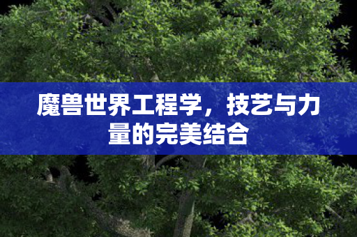 魔兽世界工程学，技艺与力量的完美结合