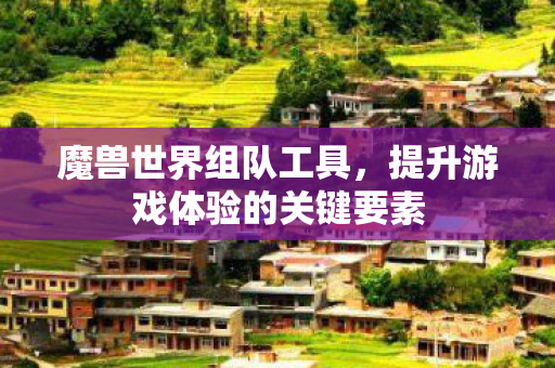 魔兽世界组队工具，提升游戏体验的关键要素