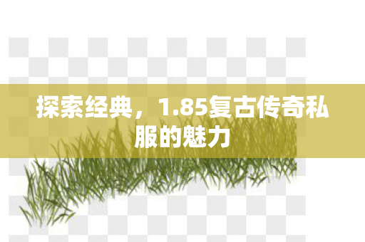 探索经典,1.85复古传奇私服的魅力 探索经典,1.85复古传奇私服的魅力