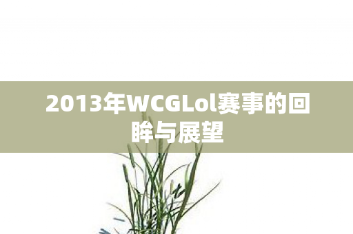 2013年WCGLol赛事的回眸与展望