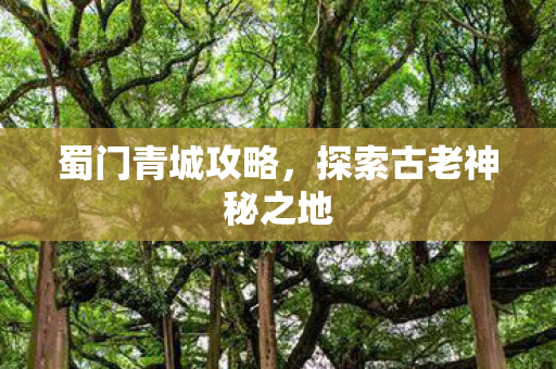 蜀门青城攻略，探索古老神秘之地