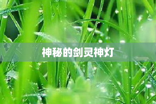 神秘的剑灵神灯