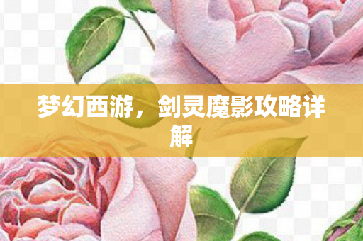梦幻西游，剑灵魔影攻略详解