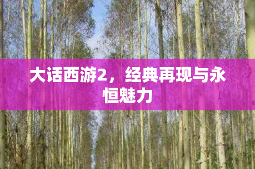 大话西游2，经典再现与永恒魅力