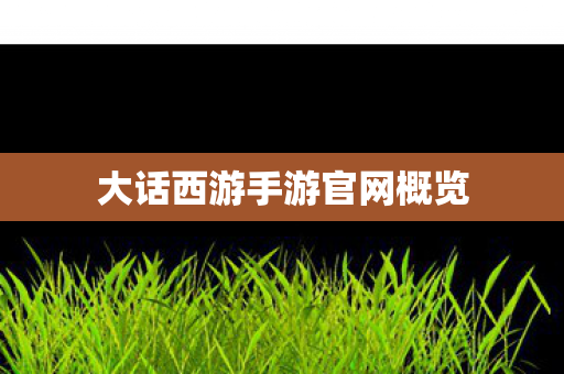 大话西游手游官网概览
