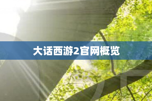 大话西游2官网概览