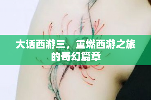 大话西游三，重燃西游之旅的奇幻篇章