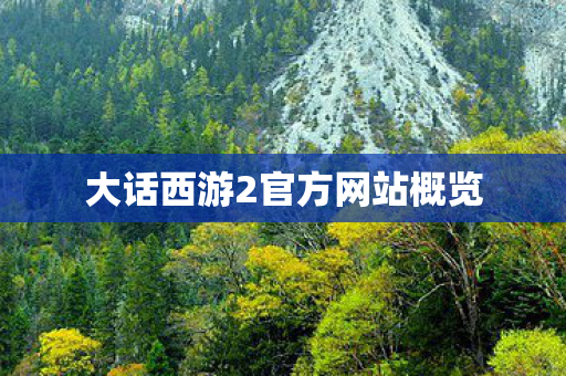 大话西游2官方网站概览