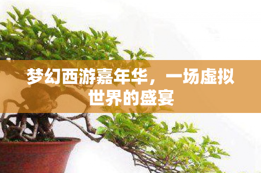 梦幻西游嘉年华,一场虚拟世界的盛宴 梦幻西游嘉年华,一场虚拟世界的盛宴