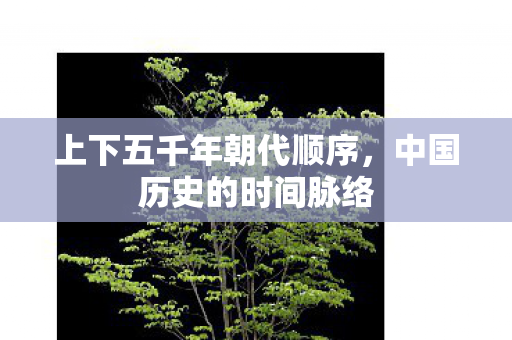 上下五千年朝代顺序,中国历史的时间脉络 上下五千年朝代顺序,中国历史的时间脉络