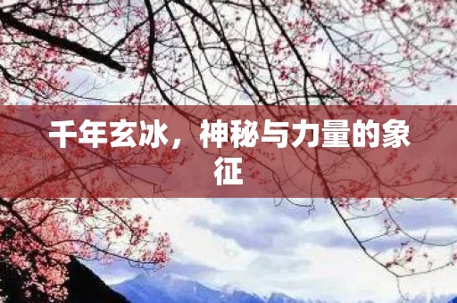 千年玄冰，神秘与力量的象征