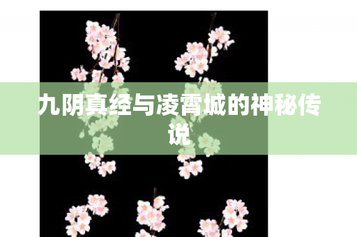 九阴真经与凌霄城的神秘传说