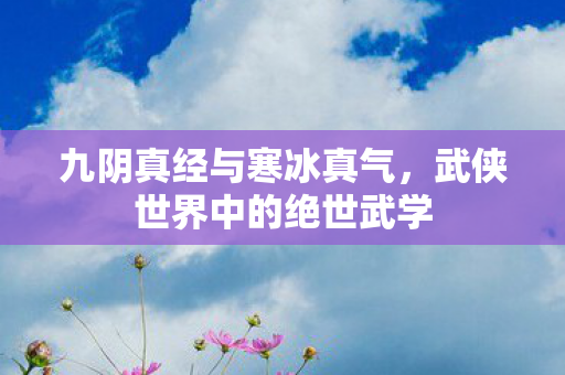 九阴真经与寒冰真气,武侠世界中的绝世武学 九阴真经与寒冰真气,武侠世界中的绝世武学