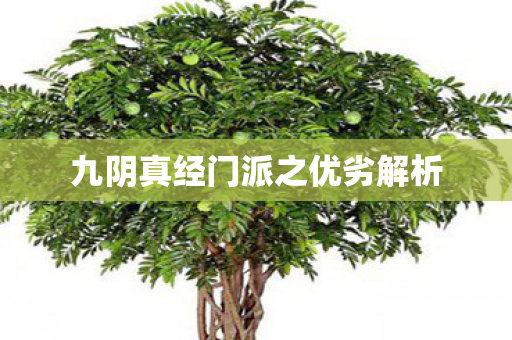 九阴真经门派之优劣解析 九阴真经门派之优劣解析