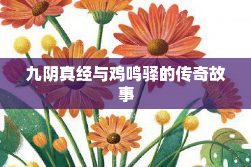 九阴真经与鸡鸣驿的传奇故事