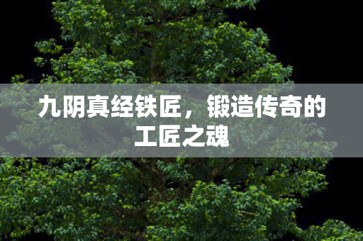 九阴真经铁匠,锻造传奇的工匠之魂 九阴真经铁匠,锻造传奇的工匠之魂