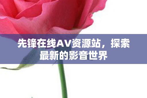 先锋在线AV资源站,探索最新的影音世界 先锋在线AV资源站,探索最新的影音世界