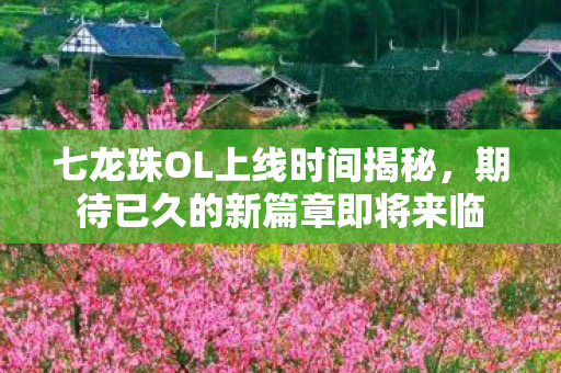 七龙珠OL上线时间揭秘,期待已久的新篇章即将来临 七龙珠OL上线时间揭秘,期待已久的新篇章即将来临