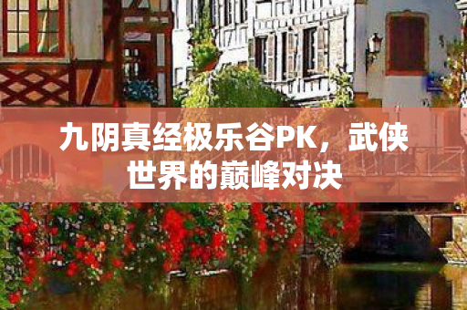 九阴真经极乐谷PK，武侠世界的巅峰对决