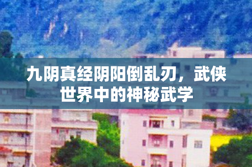 九阴真经阴阳倒乱刃，武侠世界中的神秘武学