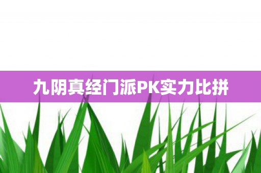 九阴真经门派PK实力比拼 九阴真经门派PK实力比拼