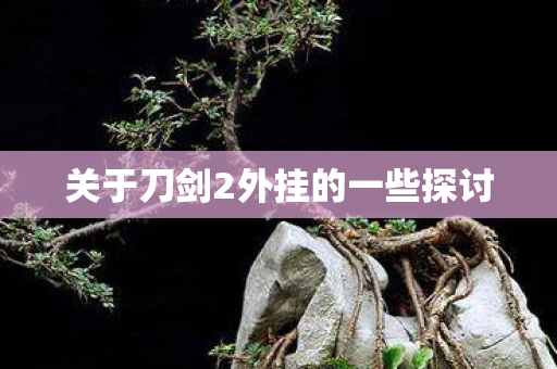 关于刀剑2外挂的一些探讨