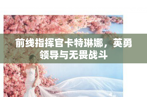 前线指挥官卡特琳娜，英勇领导与无畏战斗