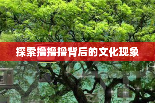 探索撸撸撸背后的文化现象