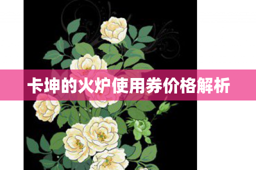 卡坤的火炉使用券价格解析