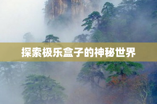 探索极乐盒子的神秘世界