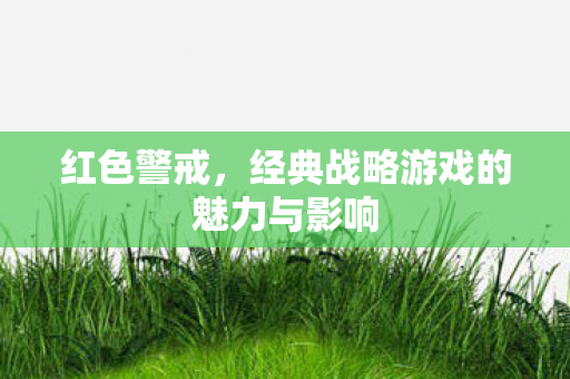 红色警戒，经典战略游戏的魅力与影响