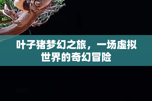 叶子猪梦幻之旅,一场虚拟世界的奇幻冒险 叶子猪梦幻之旅,一场虚拟世界的奇幻冒险